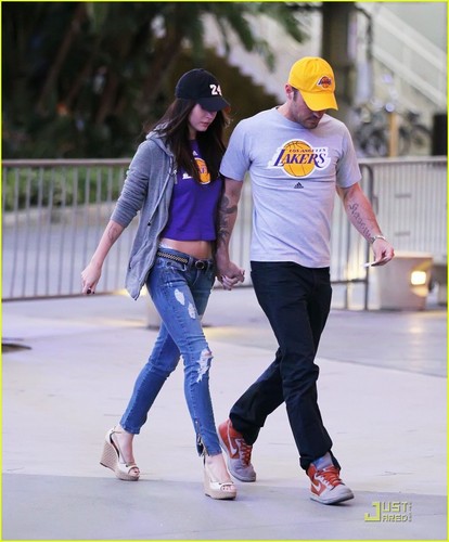  Megan volpe & Brian Austin Green: Let's Go Lakers!
