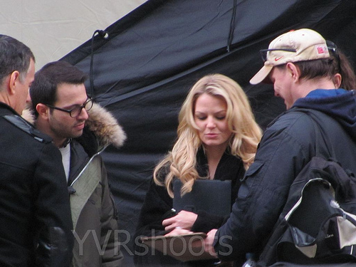  Once Upon a Time - BTS Set mga litrato - Jennifer Morrison - 24th March 2011