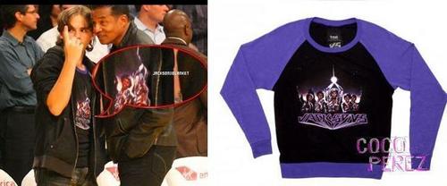  his T-shirt with MJ