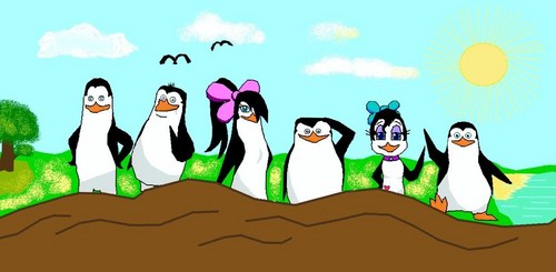 The Penguins and Alyssa and Lilly!!