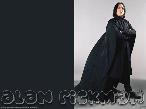  Alan Rickman us Severus Snape