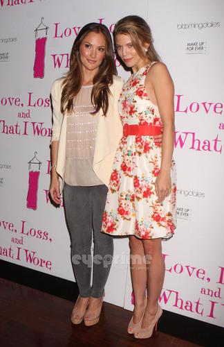  AnnaLynne and Minka at Love, Loss, and What I Wore Cast Member Party in NY, Apr 28