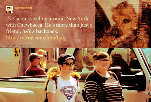  Chris Colfer in NYC