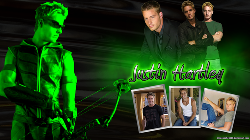  Justin Hartley - Oliver Queen - Green Arrow Smallville achtergrond