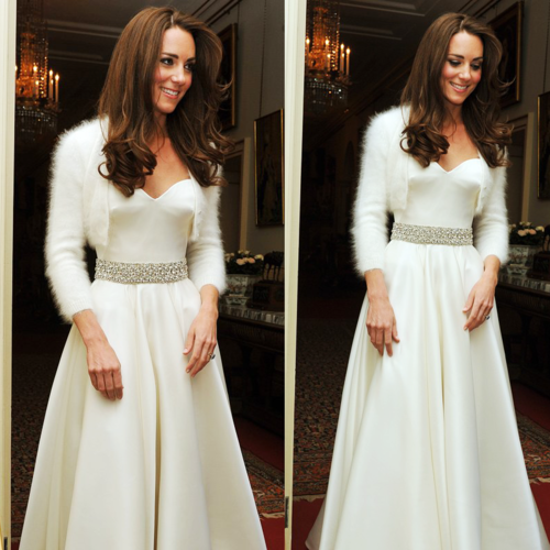  Kate Middleton’s segundo Alexander McQueen wedding vestido
