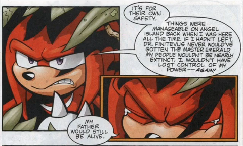  Knuckles crying