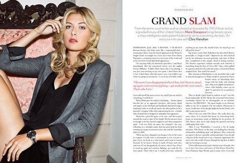 Maria Sharapova 2011 YODONA Magazine