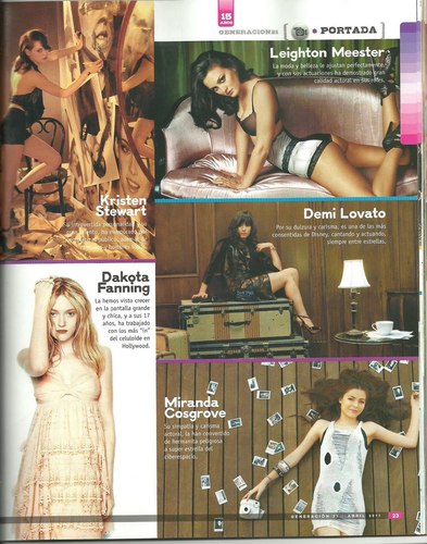  New scan of Leighton in magazine Generación 21 ( Ecuador)