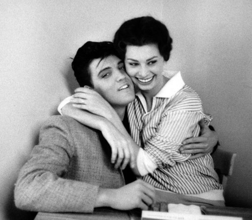  Elvis And Sophia Loren