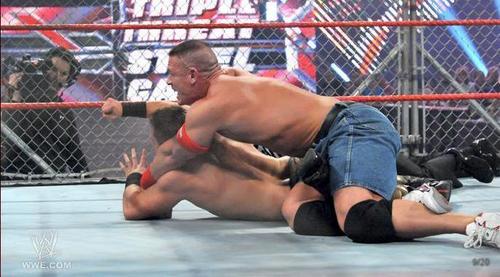  John Cena VS The Miz Vs JoMo डब्ल्यू डब्ल्यू ई Extreme Rules 2011
