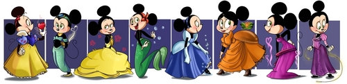 Minnie Mouse princesses