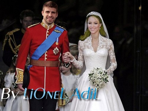 Piqué and Shakira Royal Wedding