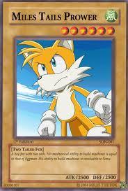 Tails Yugioh Card
