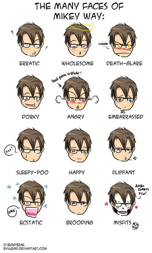 The many faces of Mikey Way