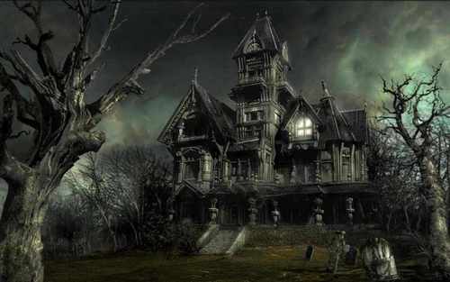  spooky house,queen_gina