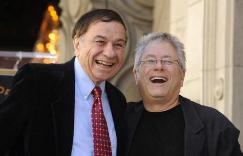  Alan Menken with Richard Sherman