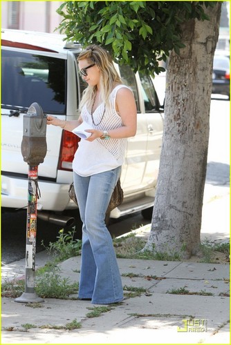 Hilary out in Beverly Hills
