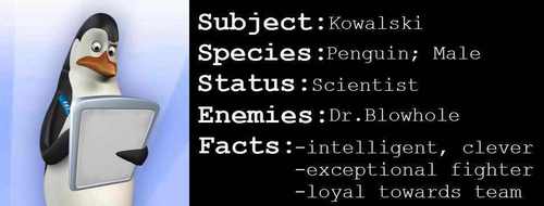  Kowalski thông tin các nhân