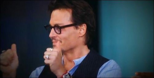  May 5 2011 johnny Depp At Oprah Winfrey toon