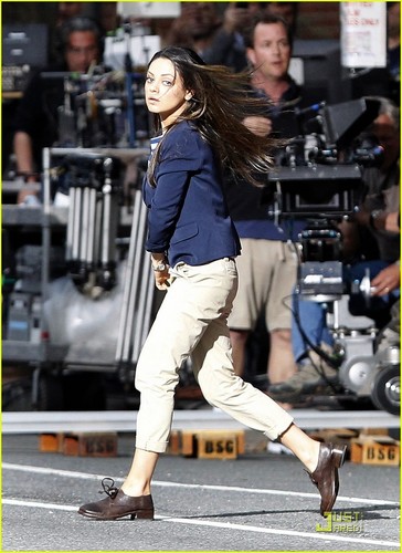  Mila on set of "Ted"