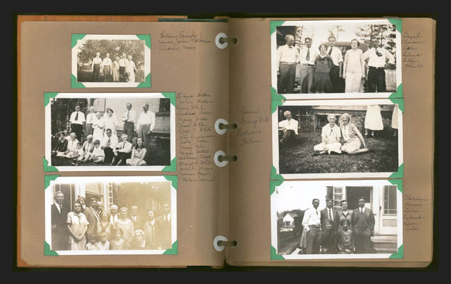 Old Photos in a Scrapbook