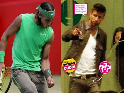Piqué said about Nadal crotch :I do not look at me crotch, look, for example, there !