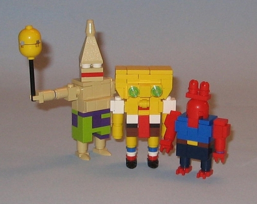 Spongebob Patrick Mr krabs In Lego