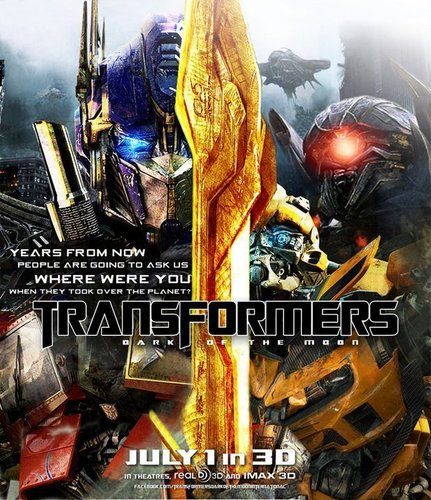 Transformers: Dark of the Moon Twitter poster :)