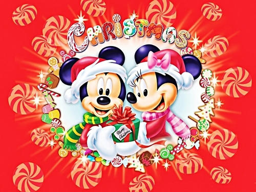  Walt disney fondo de pantalla - Mickey & Minnie ratón