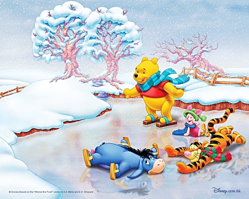  Walt Disney mga wolpeyper - Winnie the Pooh and mga kaibigan