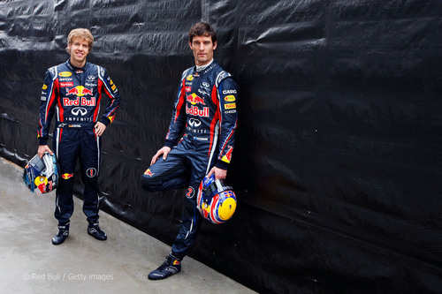  Webber and Vettel