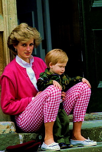  diana and her son