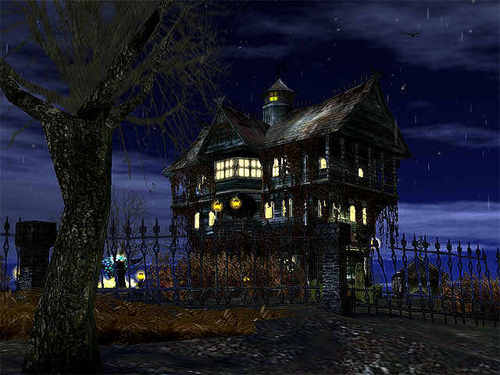  haunted house,queen_gina