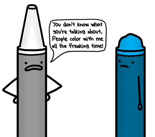  nobody wants the white crayon