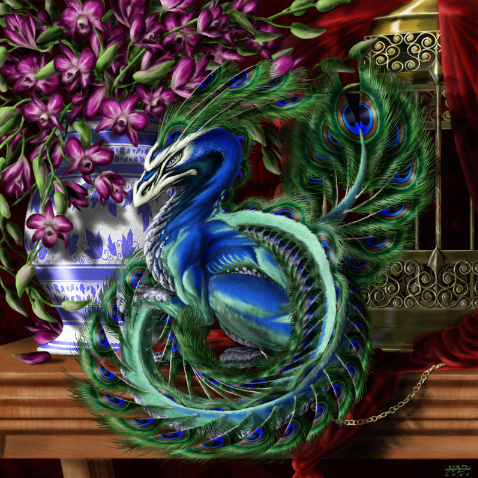  peacock dragon
