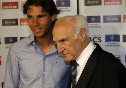  Rafa and his grandfather look a like