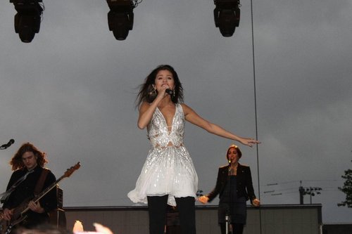Selena Gomez concert at Dixon, California