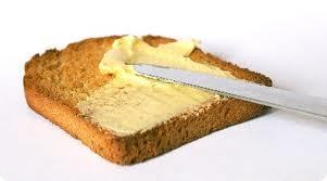  pan de molde, pan spread mantequilla