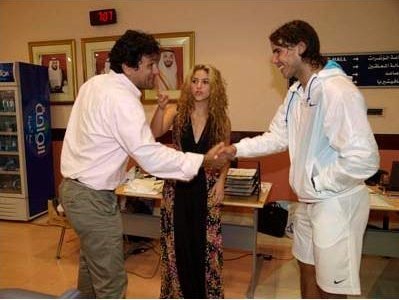 in 2009 brother of Shakira has approved her a new lover Nadal !