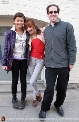  Bella and Zendaya Go for a walk on John rue in Toronto,April 9,2011