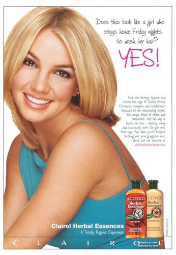 Britney Spears-2000 Herbal Essences Adverts