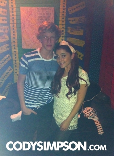 Cody with Ariana Grande