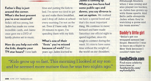 David Boreanaz Interview: Family vòng tròn Magazine Scan (June 2011)