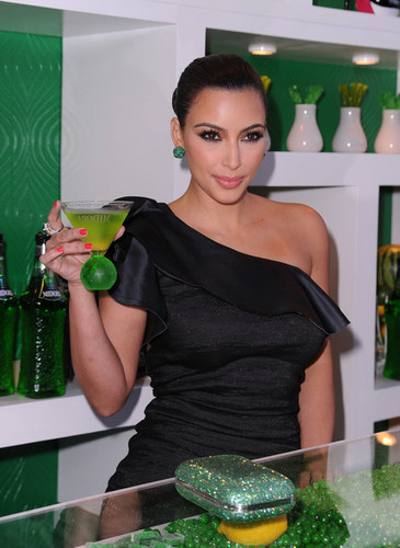  Kim Kardashian & Midori Melon Liqueur Launches The Midori shina Shows At Trousdale | May 10, 2011.