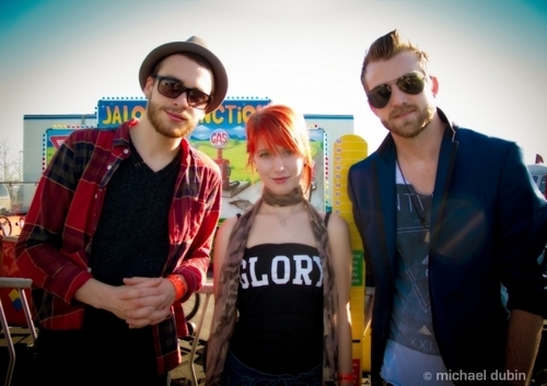  Paramore Backstage at The Bamboozle 2011