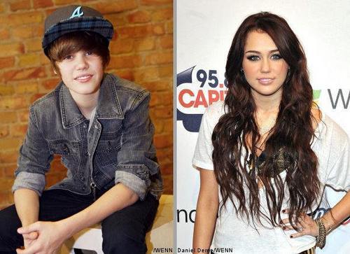  justin bieber and miley cyrus