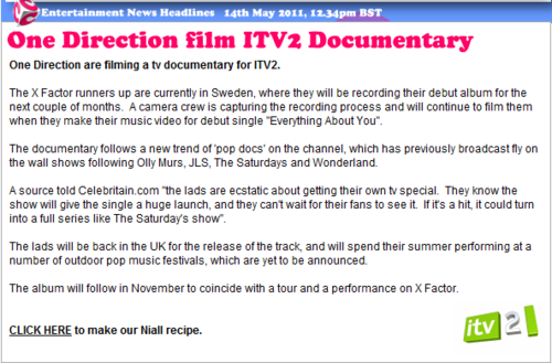  1D = Heartthrobs (Enternal Love) 1D Film ITV2 Documentary!! pag-ibig 1D Soo Much! 100% Real ♥