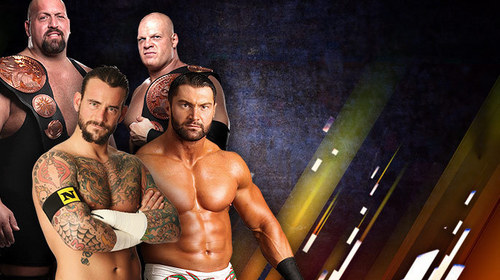  Big toon and Kane vs CM Punk and Mason Ryan-Over the 