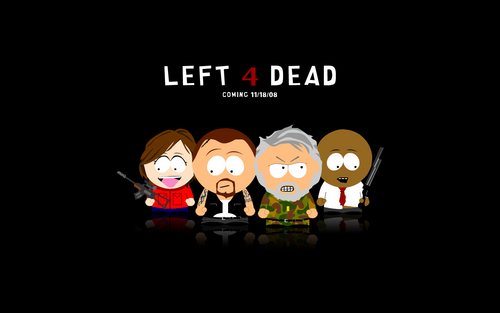 Left 4 Dead characters(South park animated version)