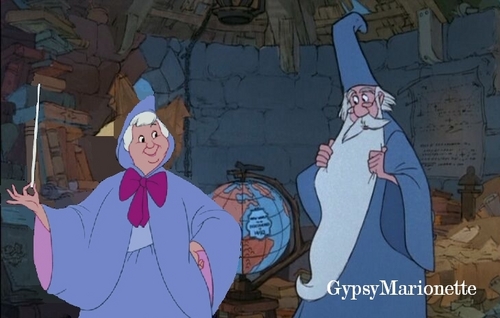 Merlin and Fairy Godmother